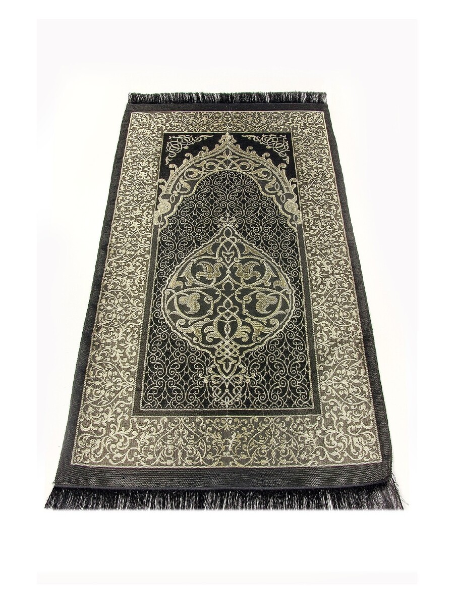 10 Pieces Ottoman Taffeta Prayer Rug 5 Colors - 9