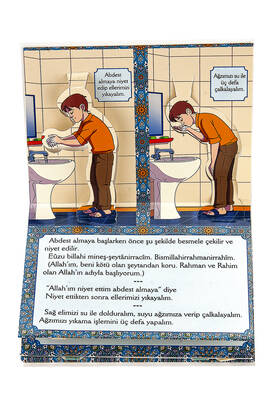 3-Dimensional Ablution and Prayer Chart for Men - 4