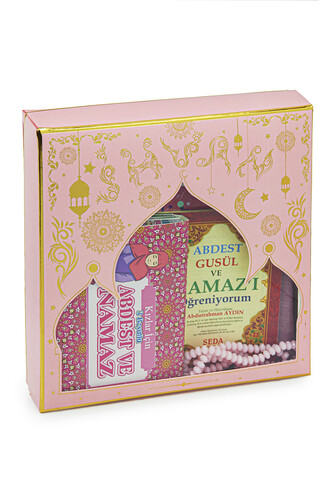 3D Prayer Preparation Yasin and Prayer Rug Set for My Daughter - Pink - 2