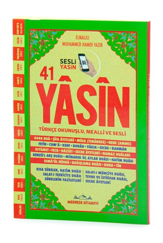 41 Yasin Kitabı - 193 Sayfa - Sesli Yasin - Rahle Boy - Fihristli - Medrese Kitabevi - Mevlid Hediyeliği - 1