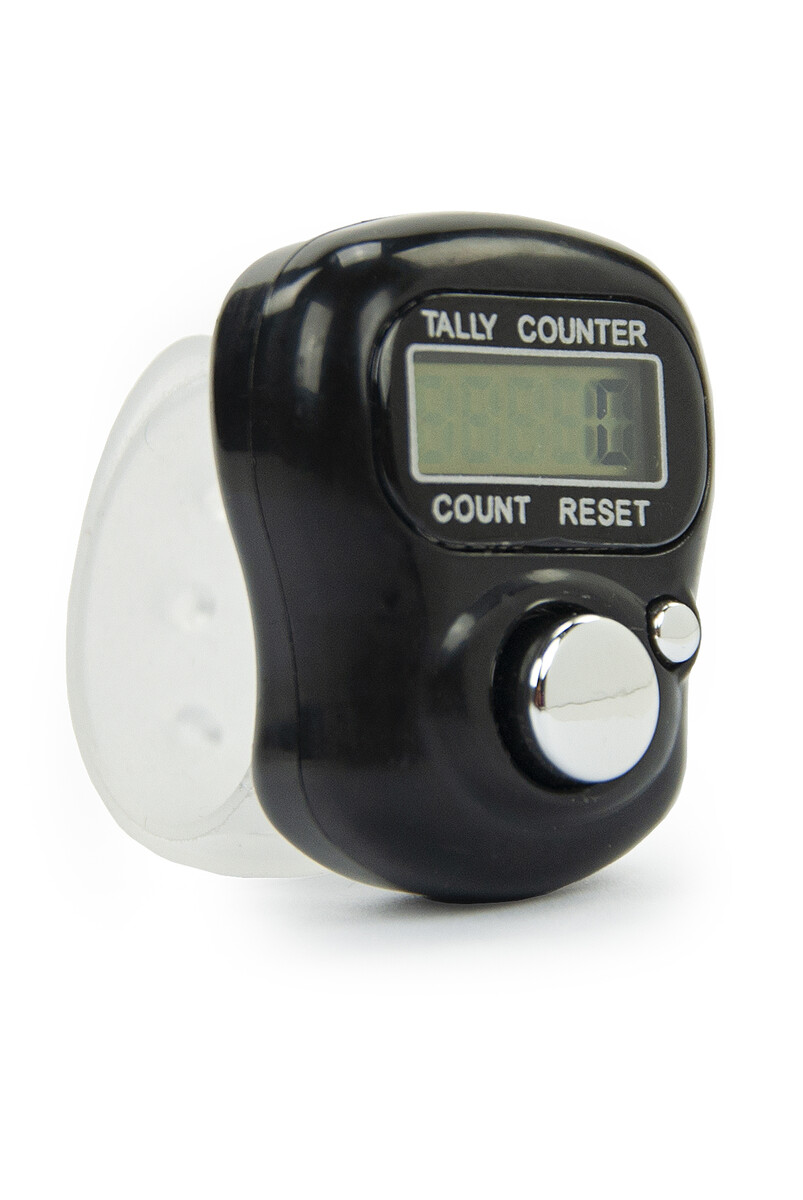 5 Pieces Digital Chanting Counter Rosary Black - 3