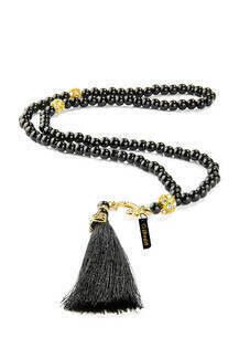 50 PCS - Name Printed Hardcover Book of Yasin - Medium Size - Pearl Rosary - Tulle Sachet - Black Color - 4