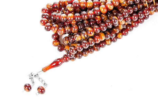 500 Prayer Beads - Brown-Yellow (Piece) - 2