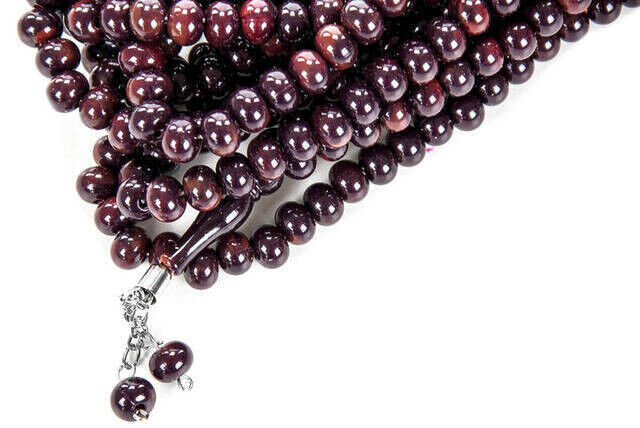 500 Prayer Beads - Claret Red (Piece) - 2