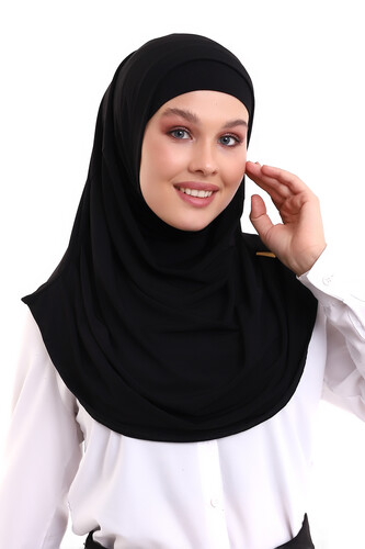 Adult Practical Scarf Black Color - 4