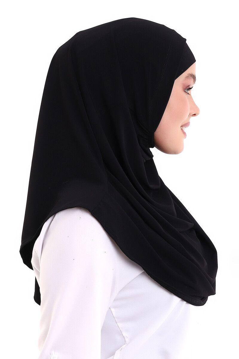 Adult Practical Scarf Black Color - 5