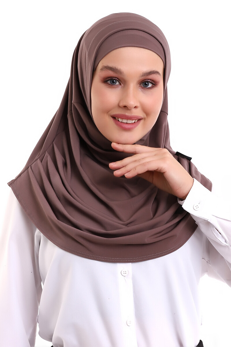 Adult Practical Scarf Brown - 1