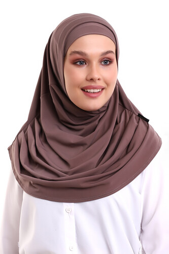 Adult Practical Scarf Brown - 2