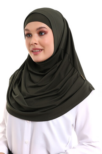 Adult Practical Scarf Khaki - 4