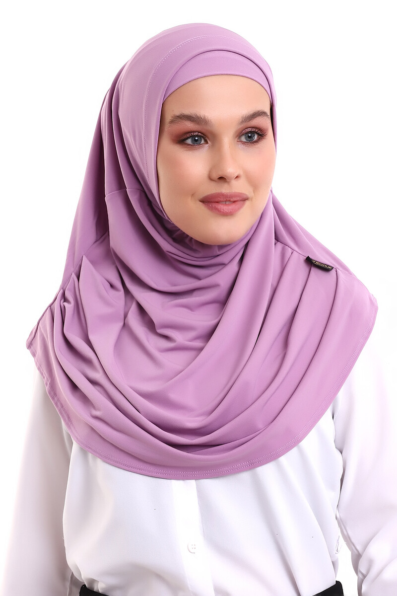 Adult Practical Scarf Lilac Color - 2