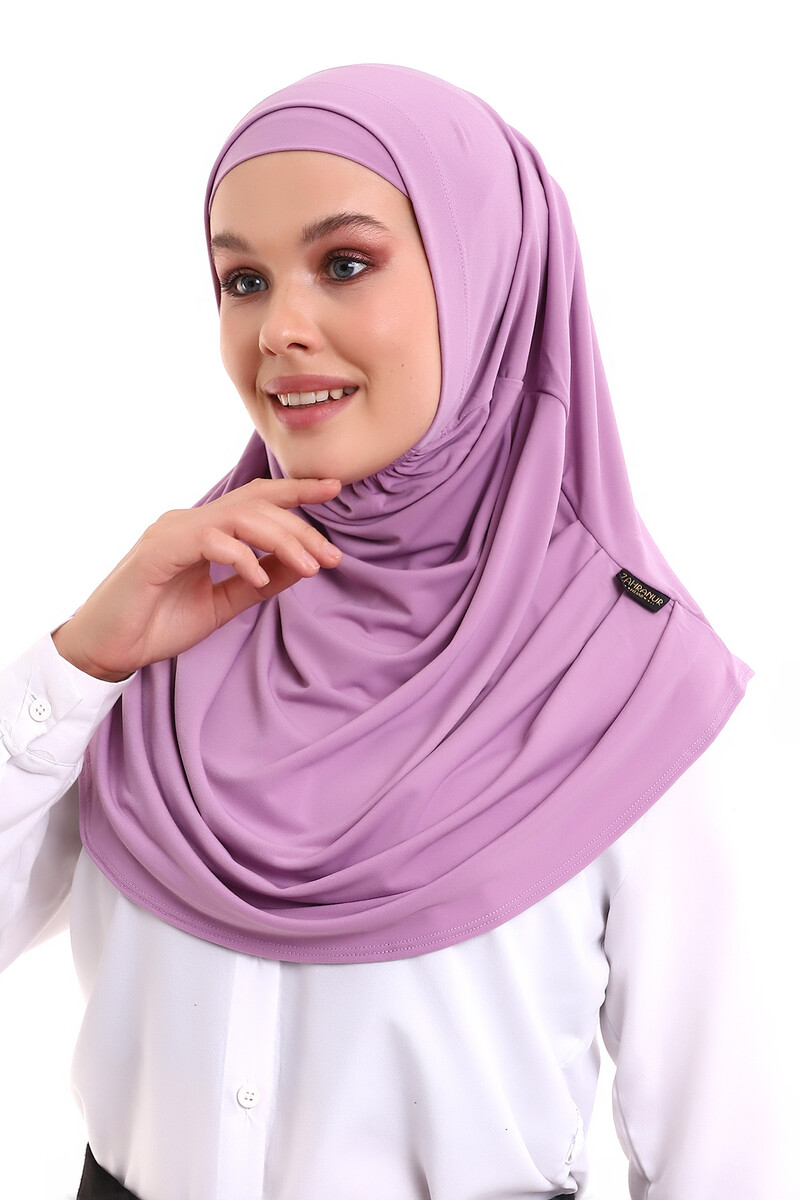 Adult Practical Scarf Lilac Color - 3