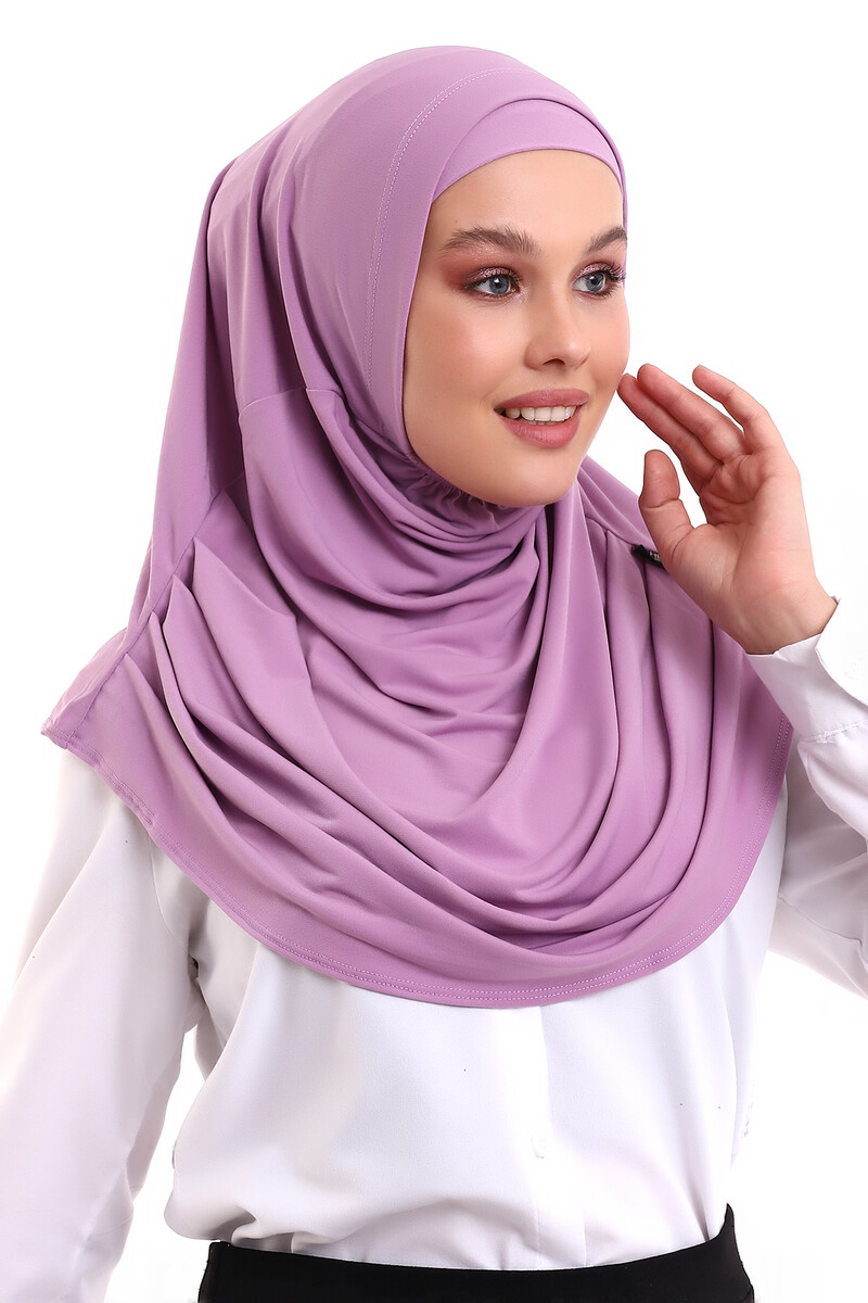 Adult Practical Scarf Lilac Color - 4