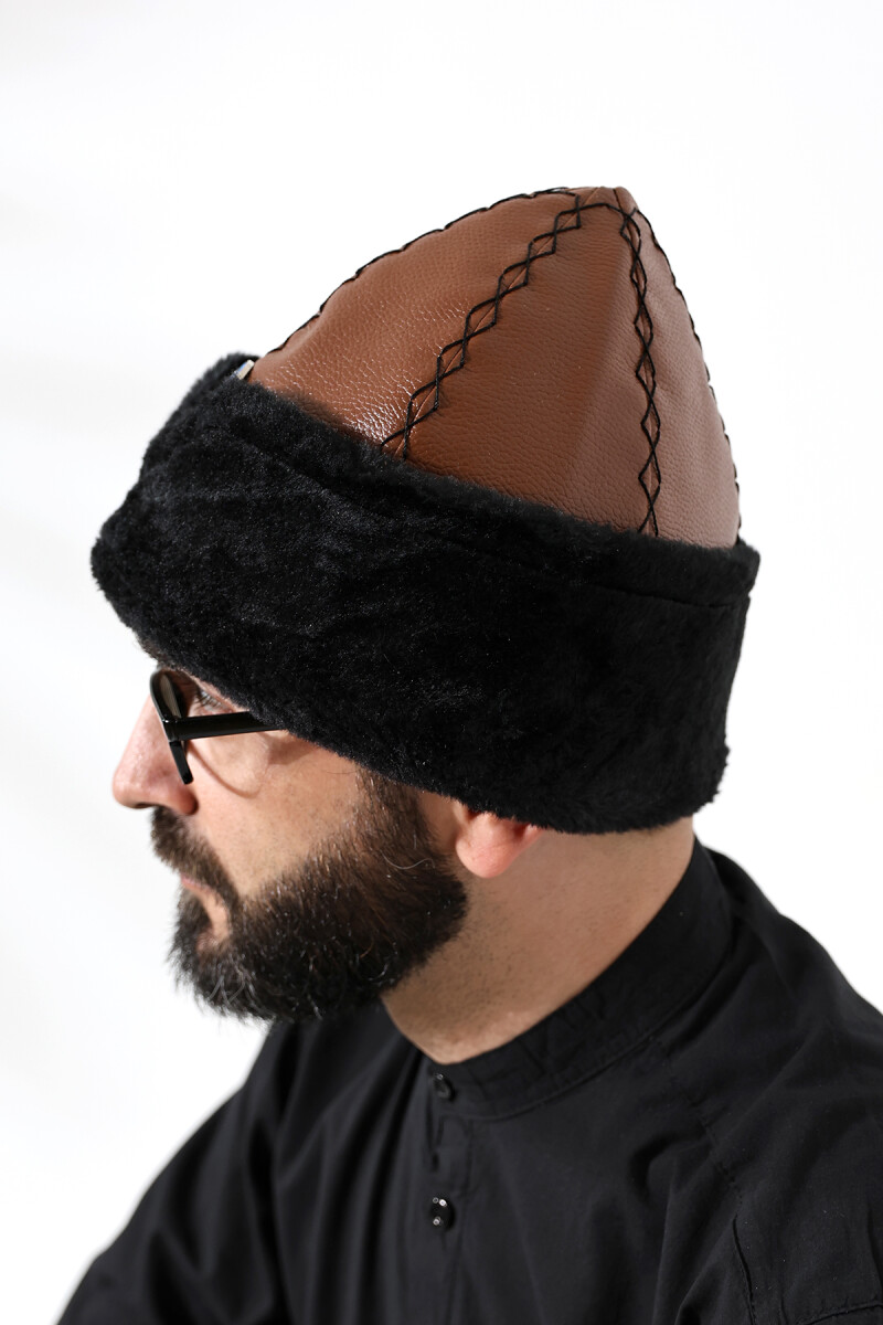 Apricot Hat - Börk Hat - Black Color - 6