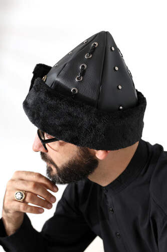 Apricot Hat - Ertuğrul Börk - Black Color - 3