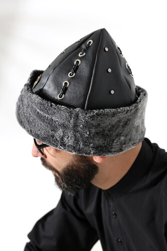 Apricot Hat - Ertuğrul Börk - Gray Color - 3