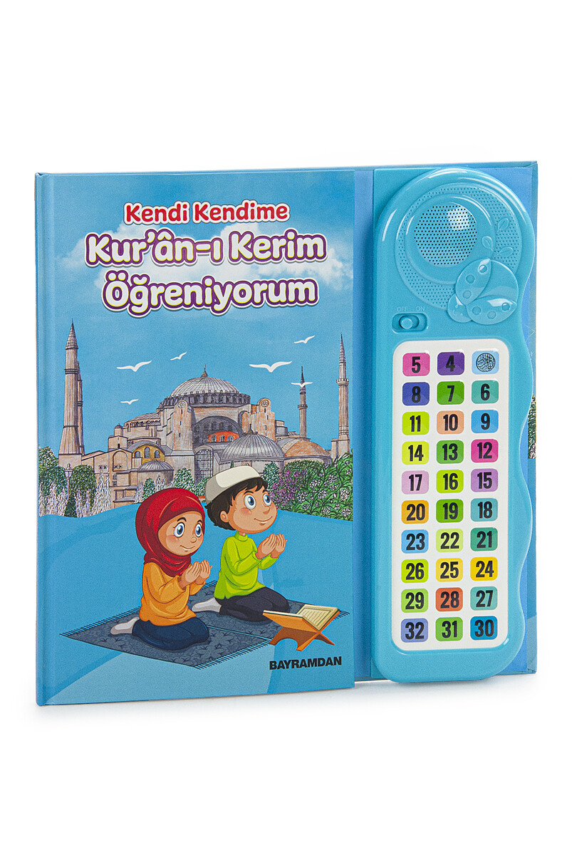 Audio Elif Ba Quran Teaching Device Set Blue with Book - 1