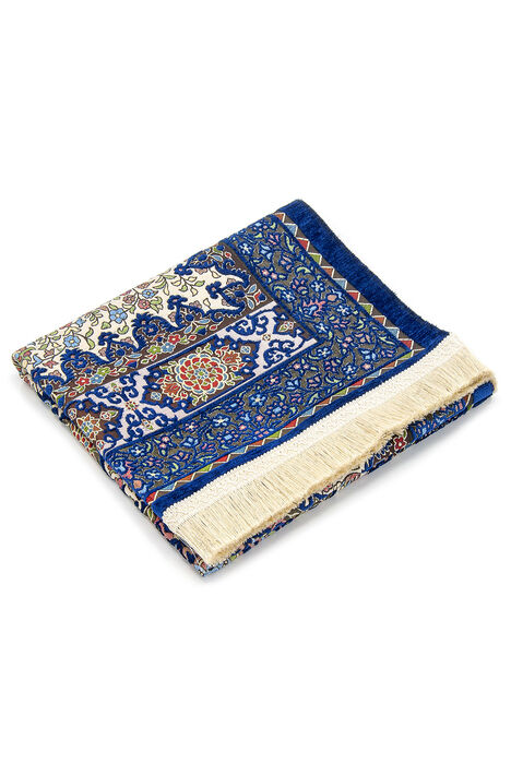 Authentic Ultra Luxe Chenille Prayer Rug Blue - 4