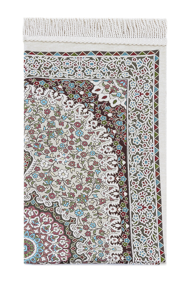 Authentic Ultra Lux Chenille Prayer Rug Cream - 2