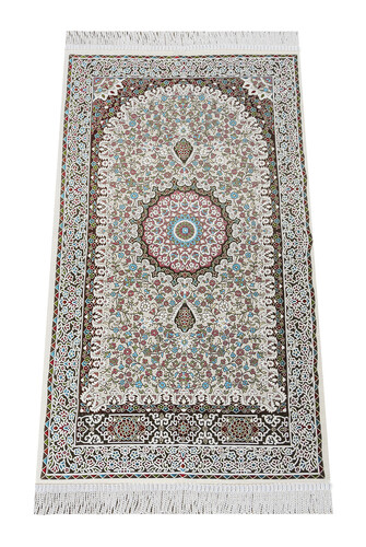 Authentic Ultra Lux Chenille Prayer Rug Cream - 1