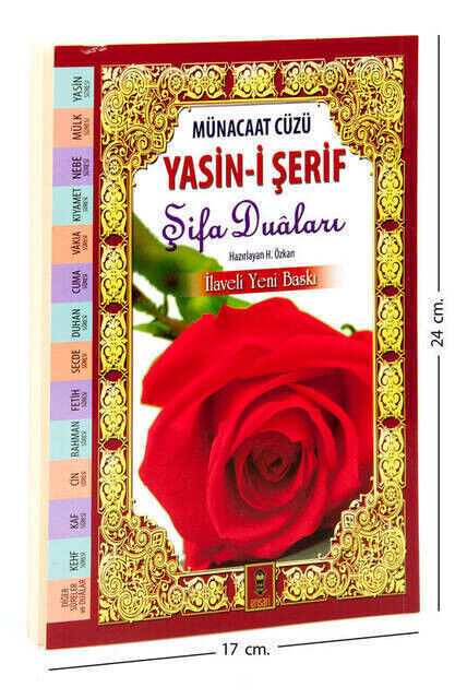 Book of Yasin - Medium Size - 224 Pages - Healing Prayers - Munacaat Juz - Ensari Publishing House - Mevlid Gift - 1