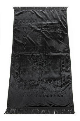 Boxed Prayer Rug - Black Color - 2