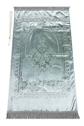 Boxed Prayer Rug - Blue Color - 2