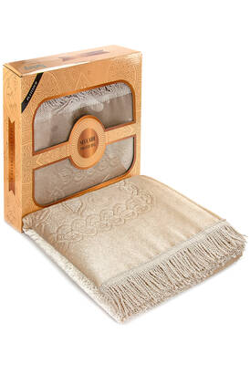 Boxed Prayer Rug - Cream Color - 1