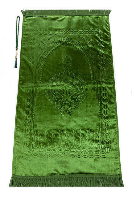 Boxed Prayer Rug - Green Color - 2