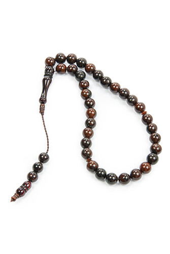 Brown Hajj Umrah Gift 33 Kuka Prayer Beads - 1