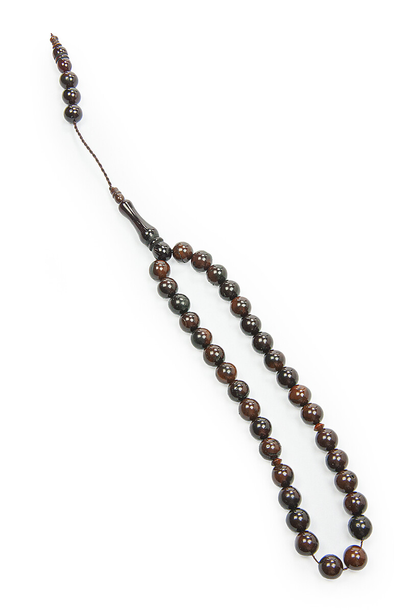 Brown Hajj Umrah Gift 33 Kuka Prayer Beads - 3