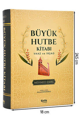 Büyük Hutbe Kitabı Vaaz ve İrşad - Mehmed Emre-1744 - 1