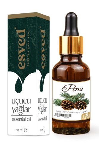 Çam Kokusu Saf Esansiyel Uçucu Yağ Buhurdanlık Yağı Difüzör Esansı Aromaterapi Ortam Koku 10ml - 1