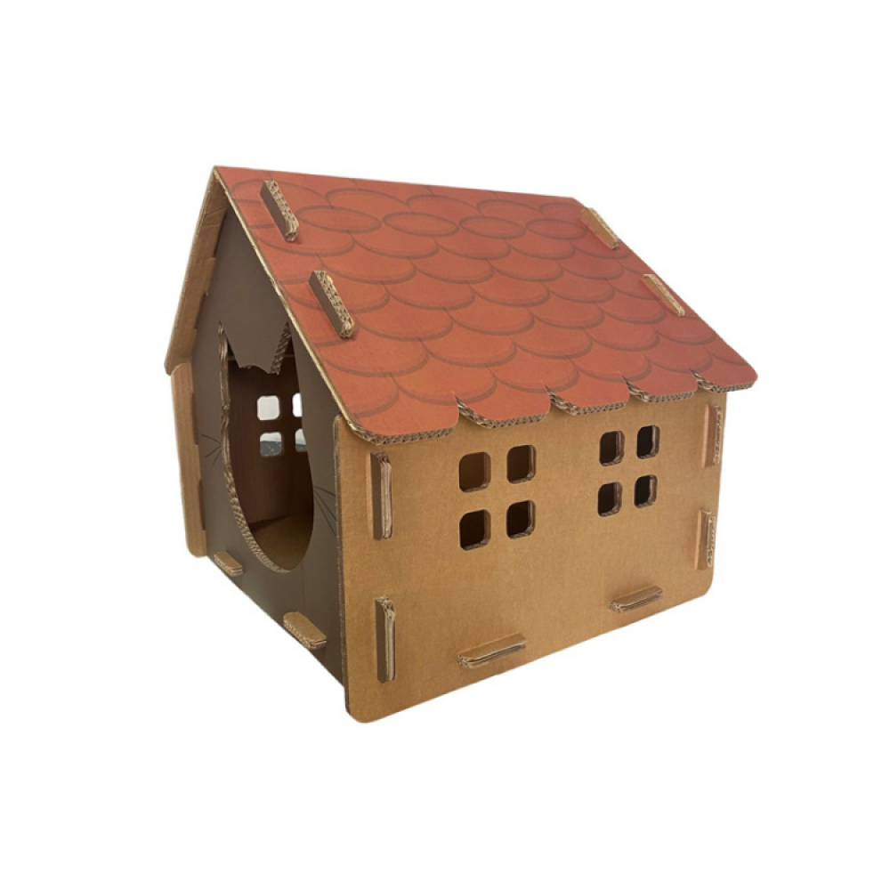 Cat House with Recyclable Cat Friendly Roof - 3