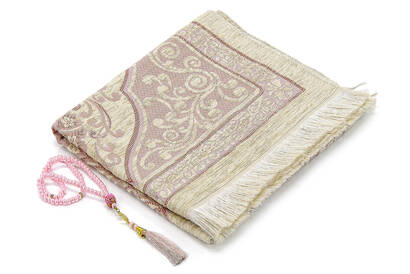 Chenille Luxury Prayer Rug Gülkurü with New Altar - 2