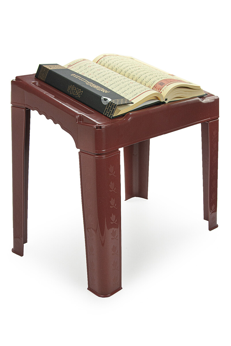 Claret Red Color Portable Lectern - Quran Lectern - Course Lectern - Book Stand - 4