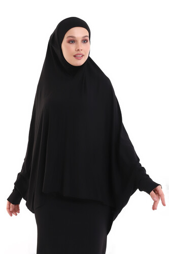 Combed Souffle Sleeve Black Color (Malaysia) - 1