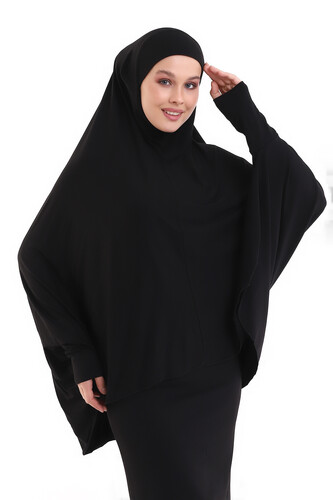 Combed Souffle Sleeve Black Color (Malaysia) - 3