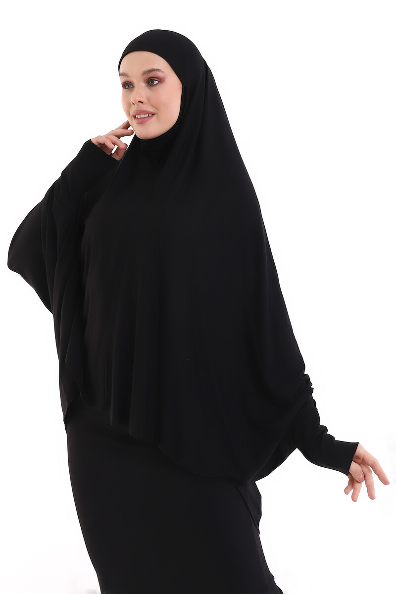 Combed Souffle Sleeve Black Color (Malaysia) - 4