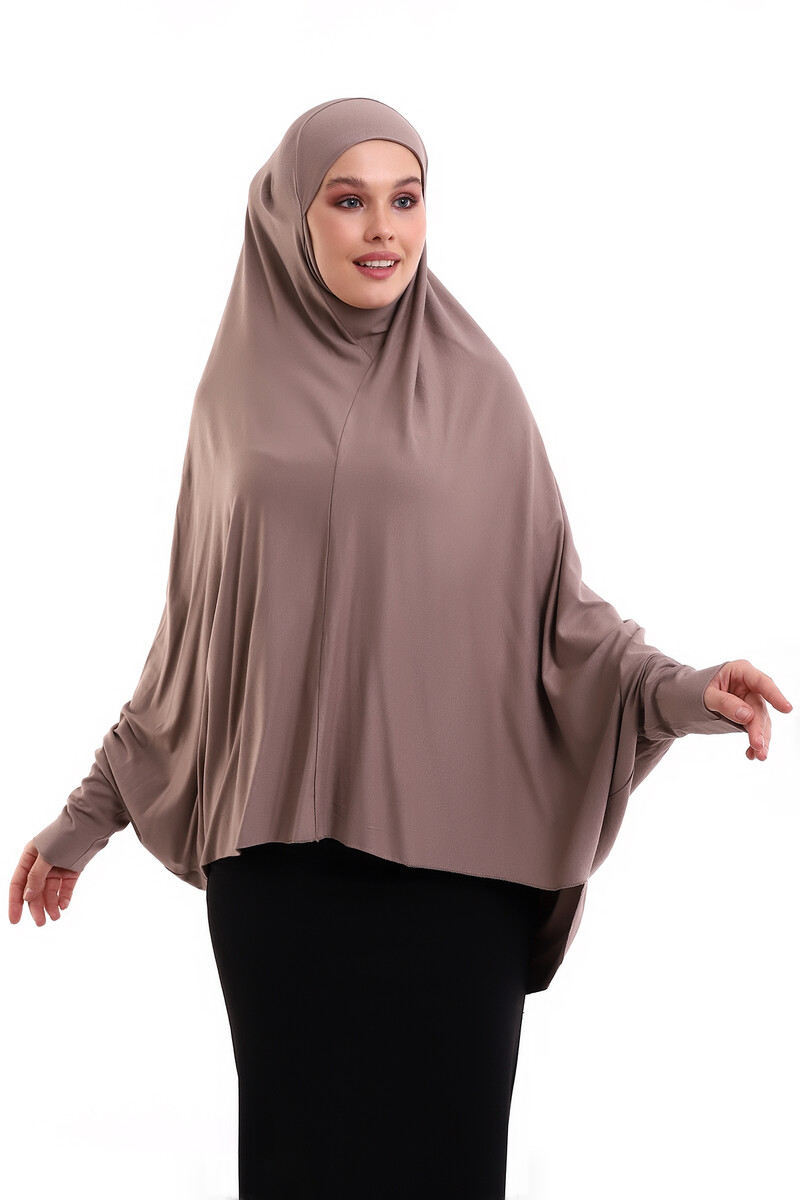 Combed Souffle Sleeve Brown Color (Malaysia) - 1