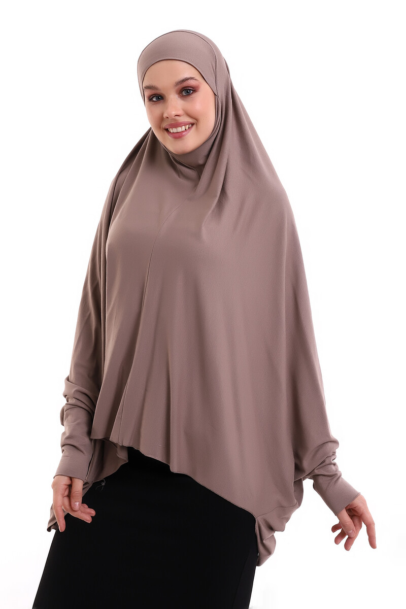 Combed Souffle Sleeve Brown Color (Malaysia) - 4