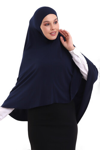 Combed Souffle Sleeveless Navy Blue (Malaysia) - 1