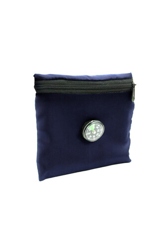 Compass Pocket Prayer Mat - Navy Blue - 1