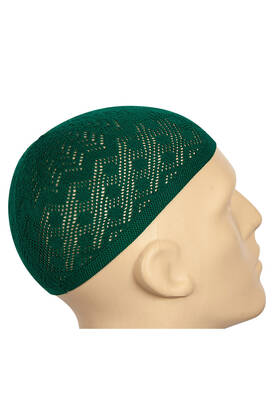 Coral Prayer Cap Green 12 Pieces - 1