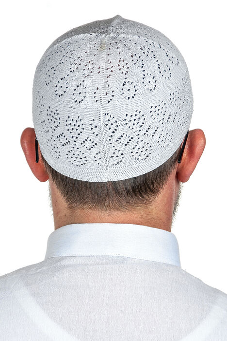 Coral Prayer Cap White 12 Pieces - 3