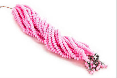 Crystal Look 99 Rosaries Mevlüt Hajj Umrah Gift 10 Pieces Pink - 2