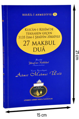 Cübbeli Ahmed Hoca 27 Makbul Dua - İsm-i Azam Kitabı-1157 - 1