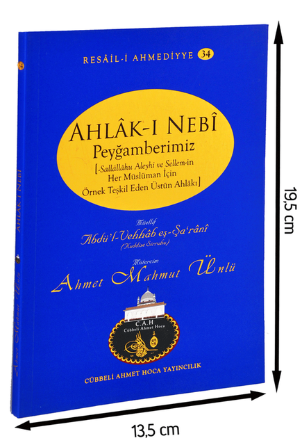 Cübbeli Ahmed Hoca Ahlakı Nebi Kitabı-1187 - 1