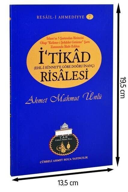 Cübbeli Ahmed Hoca İtikad Risalesi-1197 - 1