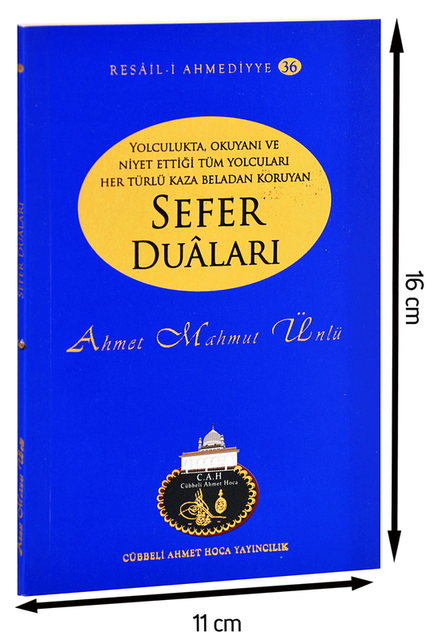 Cübbeli Ahmed Hoca Sefer Duâları Kitabı--1172 - 1