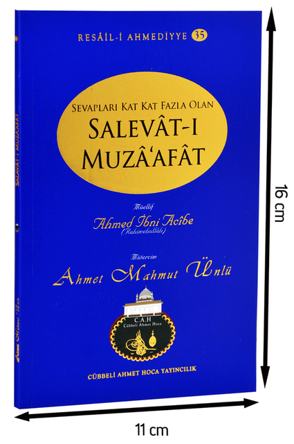 Cübbeli Ahmet Hoca Salavat Book of Muza'afat-1162 - 1